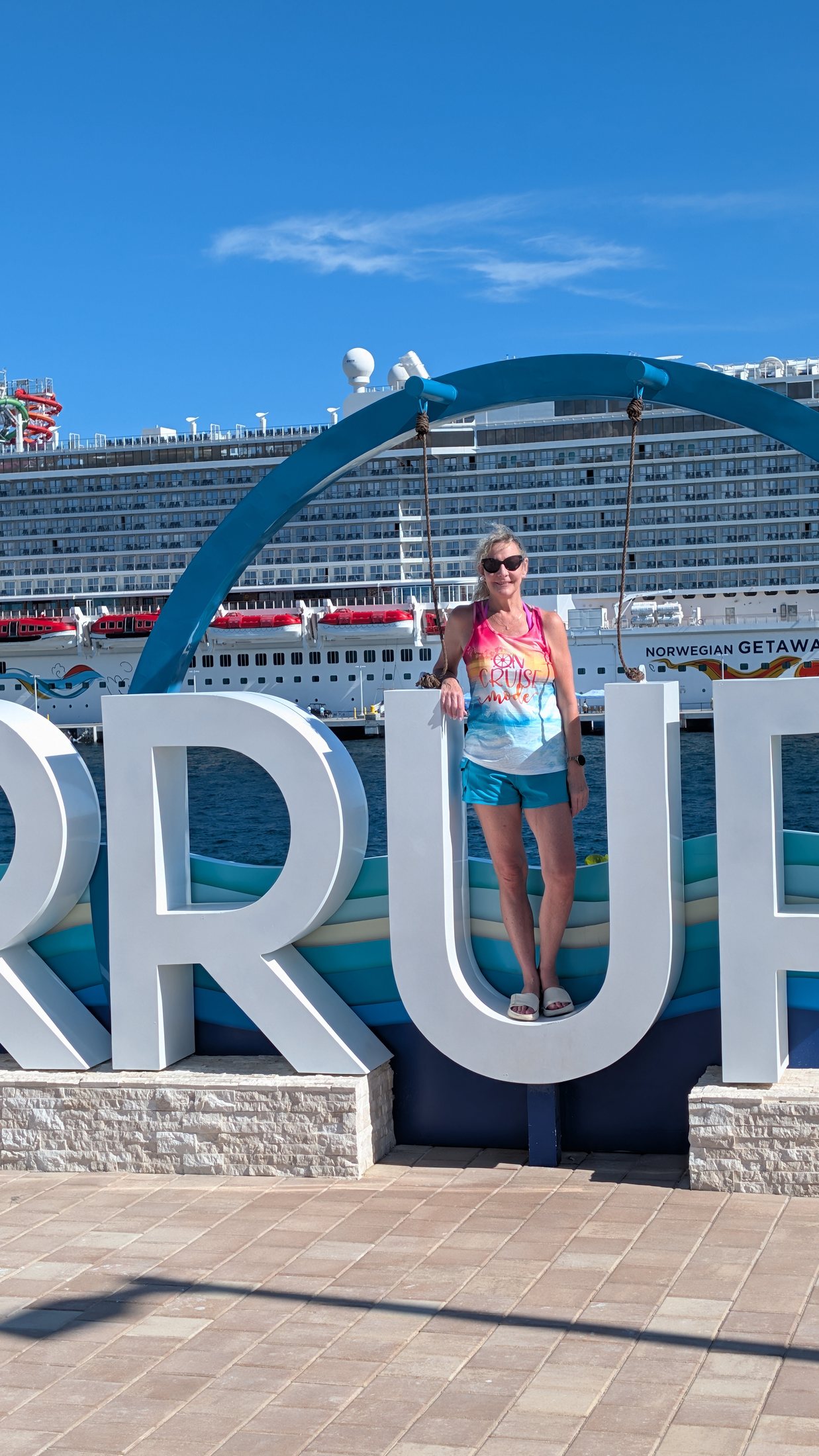 Rebecca at Great Stirrup Cay