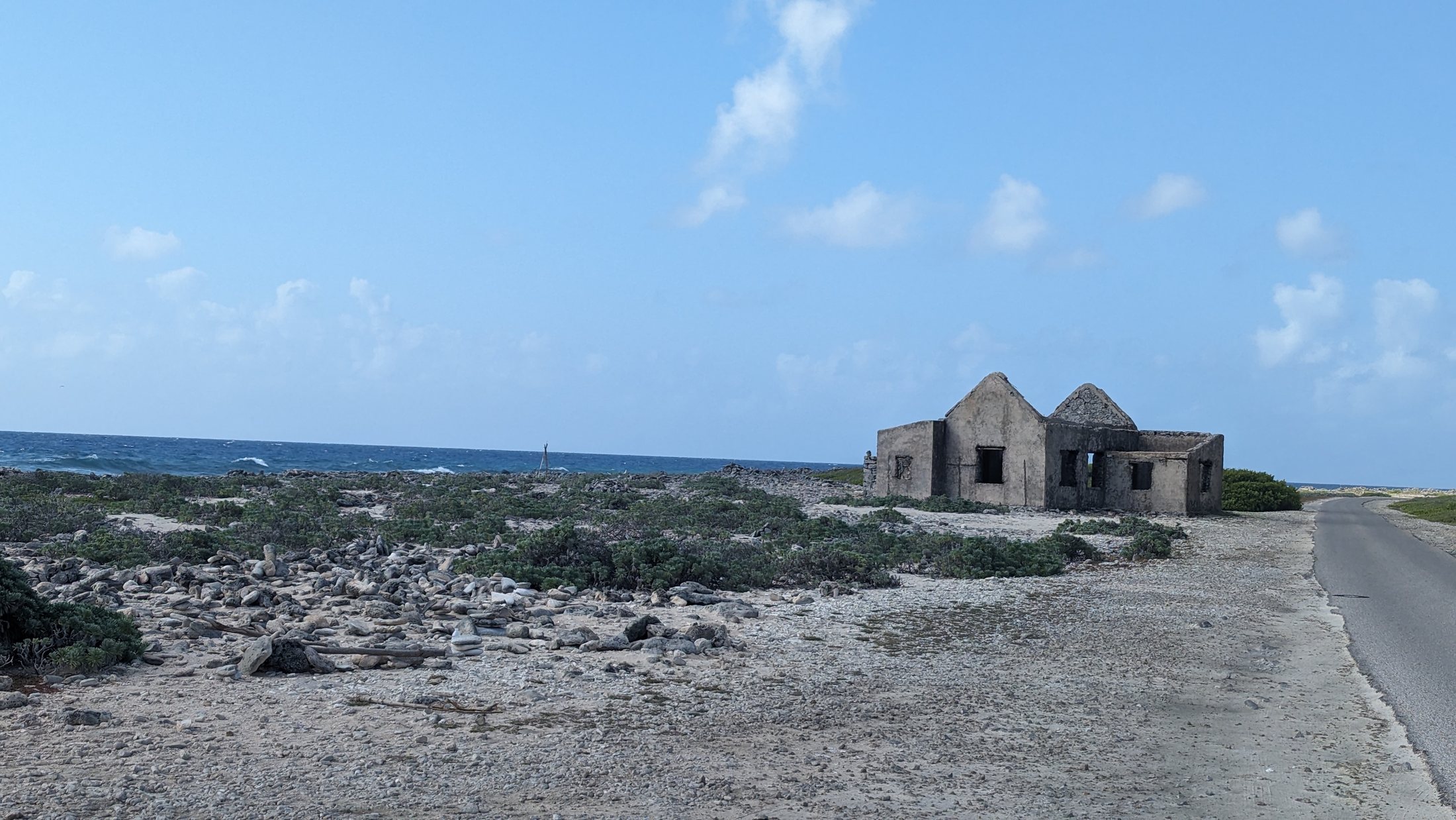 Rugged Caribbean coastline