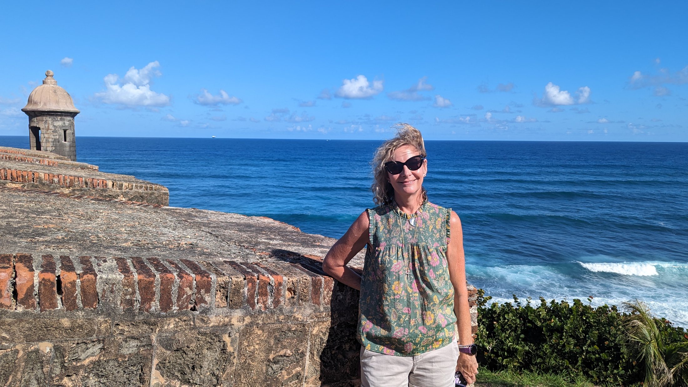 At the fort in San Juan, Puerto Rico