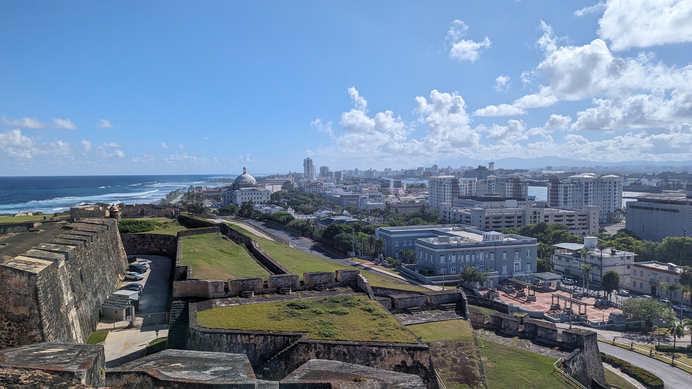 View from the fort over San Juan